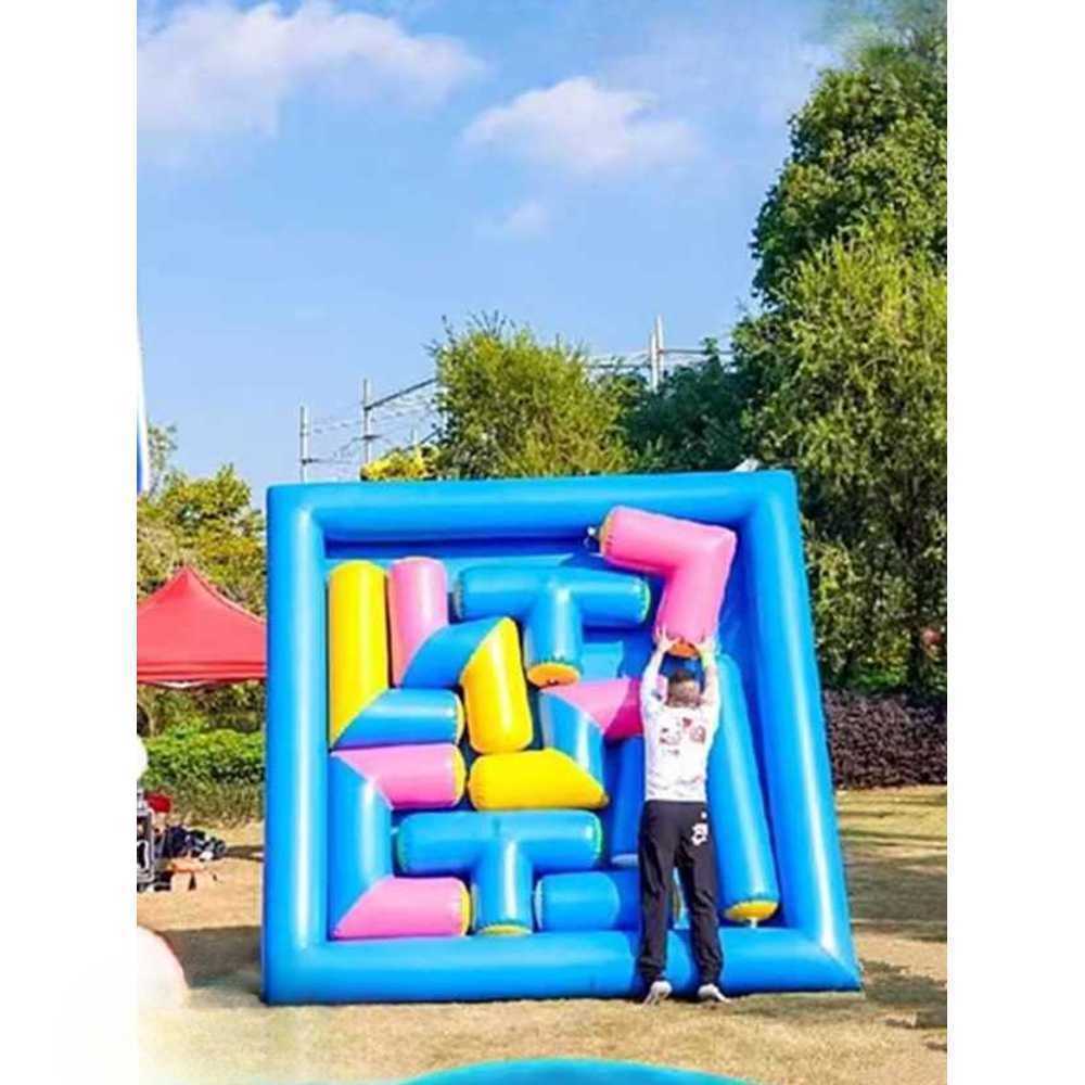 레크레이션 에어테트리스 단체활동 점프 블록 놀이 A형 에어용품 - 상세 이미지 4