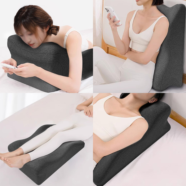 다리 올리는 베개 등 허리 쿠션 침대 쇼파 종이리 올리고 자기 발베개 메모리폼