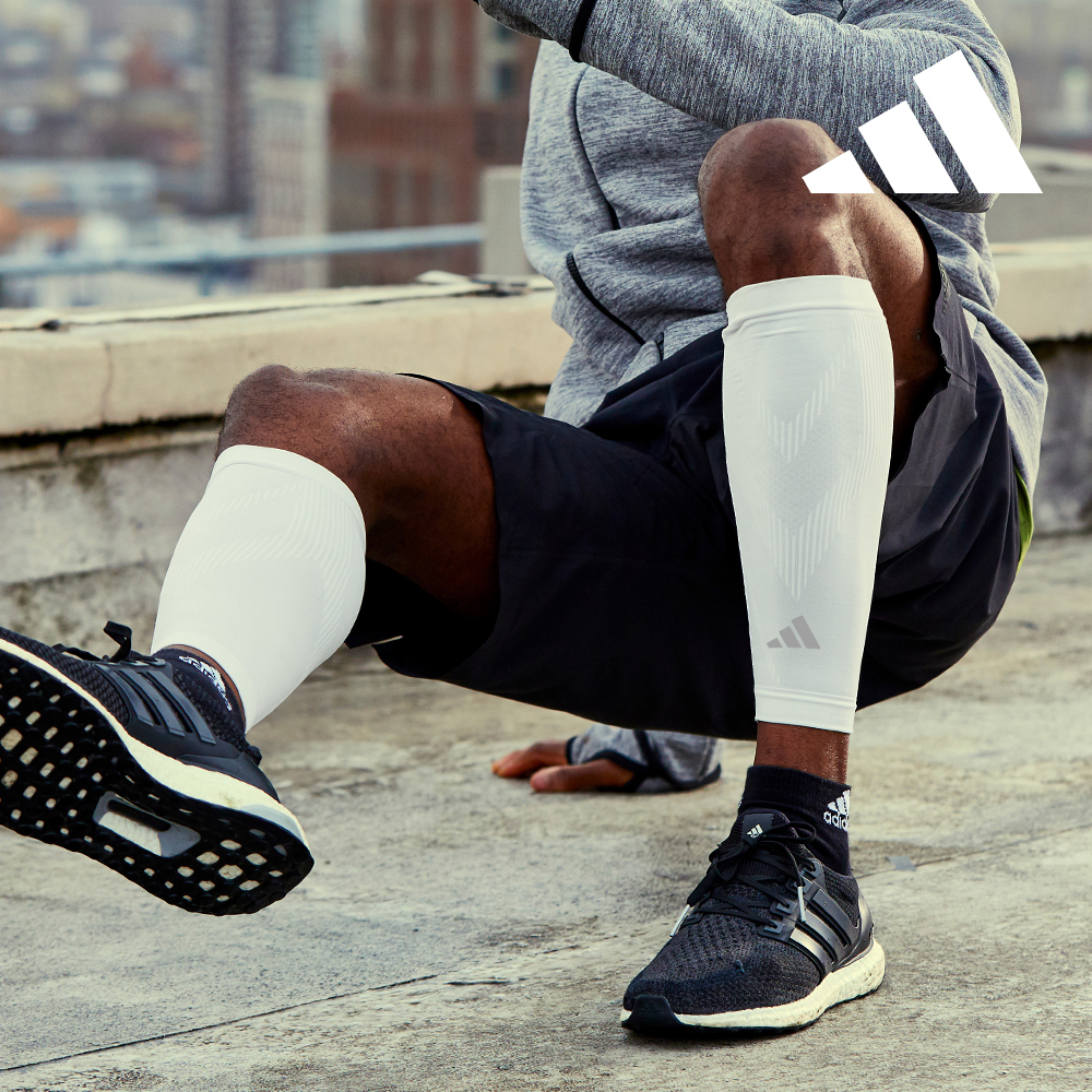 아디다스 컴프레션 카프 슬리브 세트 종아리 보호대 압박밴드 레그 축구 배구 등산용 런닝