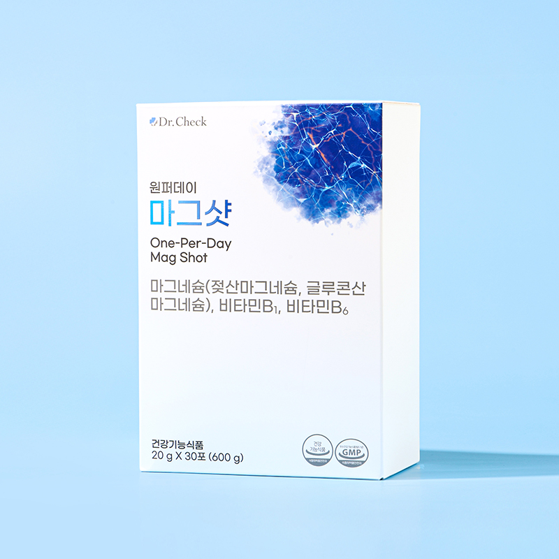 닥터체크 나지완 원퍼데이 마그샷 액상 글루콘산 마그네슘 비타민B 30포, 1개 - 상세 이미지 4