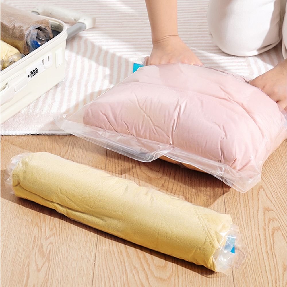 캐리어 여행용 압축팩 의류 옷 이불 진공 압축팩 5개1세트 소형 - 상세 이미지 3