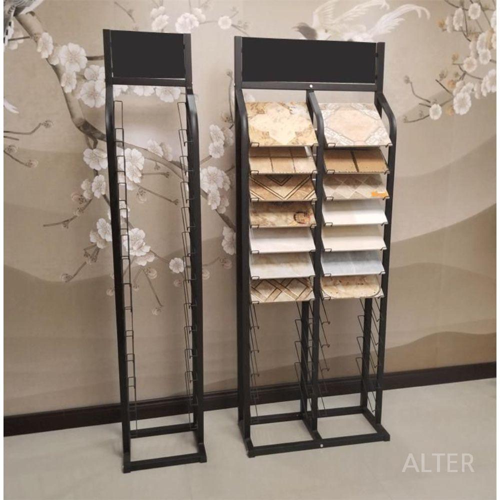 타일 전시대 거치대 꽂이 디피 받침대 디스플레이 랙 30x20cm 깊이 24층 - 상세 이미지 4