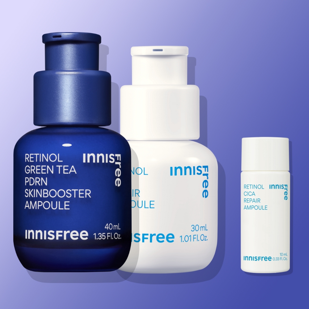 이니스프리 레티놀 2종세트 레티놀 PDRN 앰플 40ml + 레티놀 시카 앰플 30mL - 메인 이미지