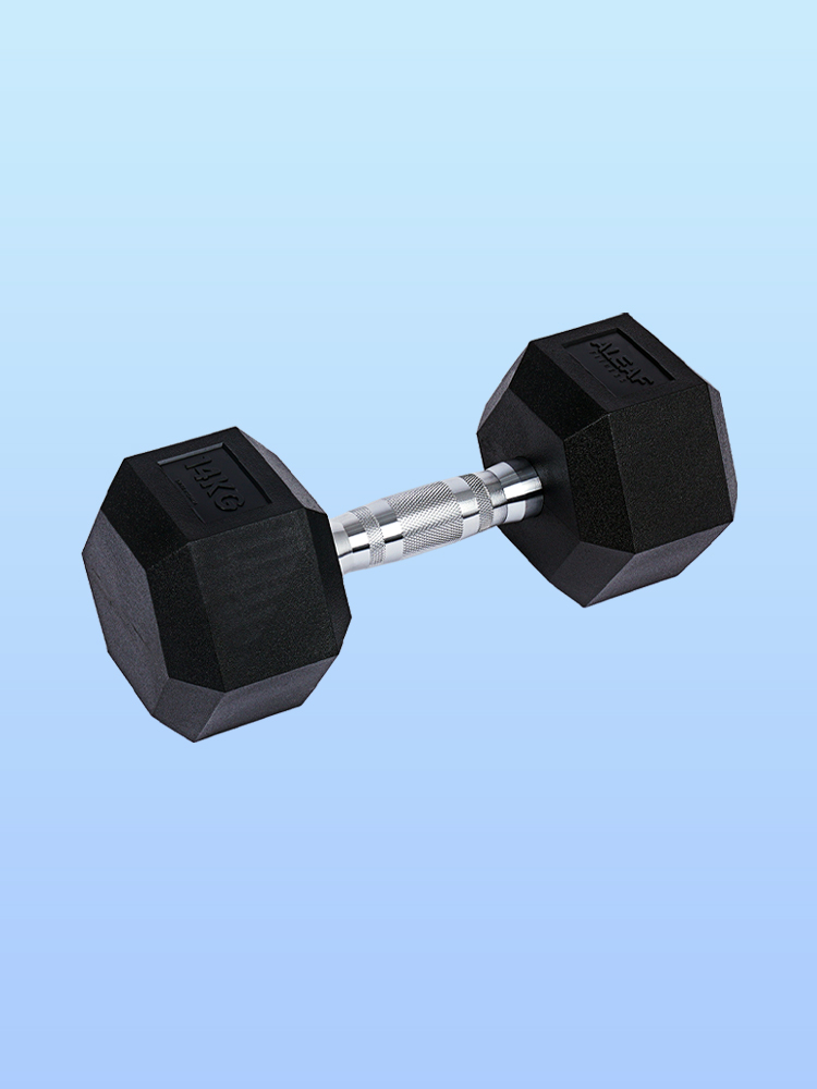 아리프 냄새없는 PEV 육각 덤벨 14kg, 1개 - 메인 이미지