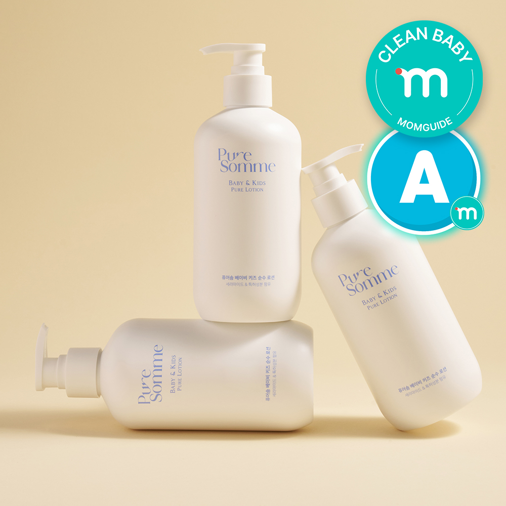 퓨어솜 환절기 아토케어 특허 아기 신생아 순한 약산성 로션 360ml, 3개