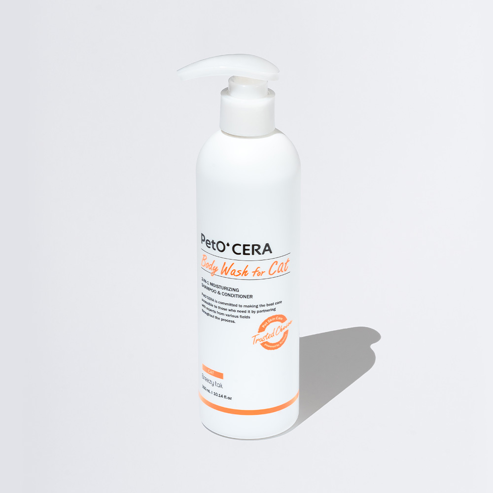 [고양이의 날] 페토세라 고양이 샴푸 히알루론산 바디워시 포 캣 유향 300ml - 상품 이미지