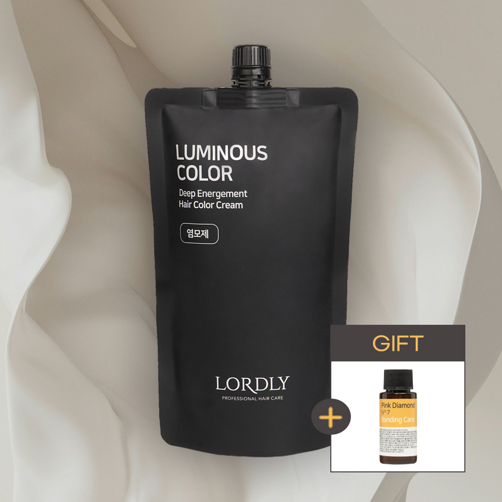 로드리 루미너스 셀프 저자극 대용량 순한 새치염색약 붉은기없는 미용실 전용 멋내기 염색약