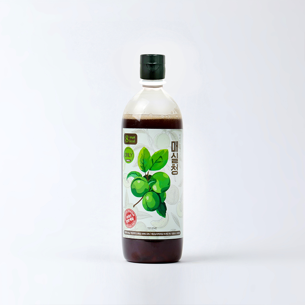 티바인 광양 저당 저칼로리 알룰로스 매실청 액기스 원액 590g