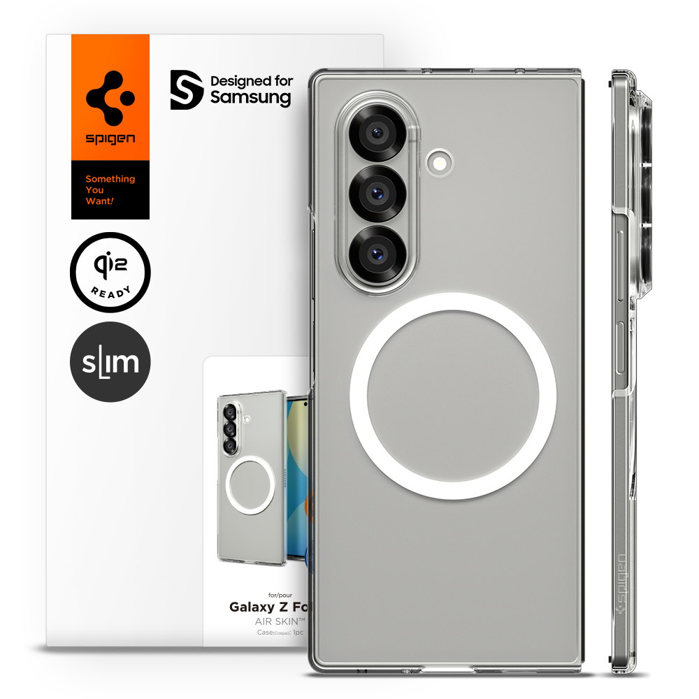 Qi2 충전 케이스 갤럭시 맥세이프 케이스 초슬림 에어스킨 맥핏 클리어화이트, 갤럭시Z 폴드7