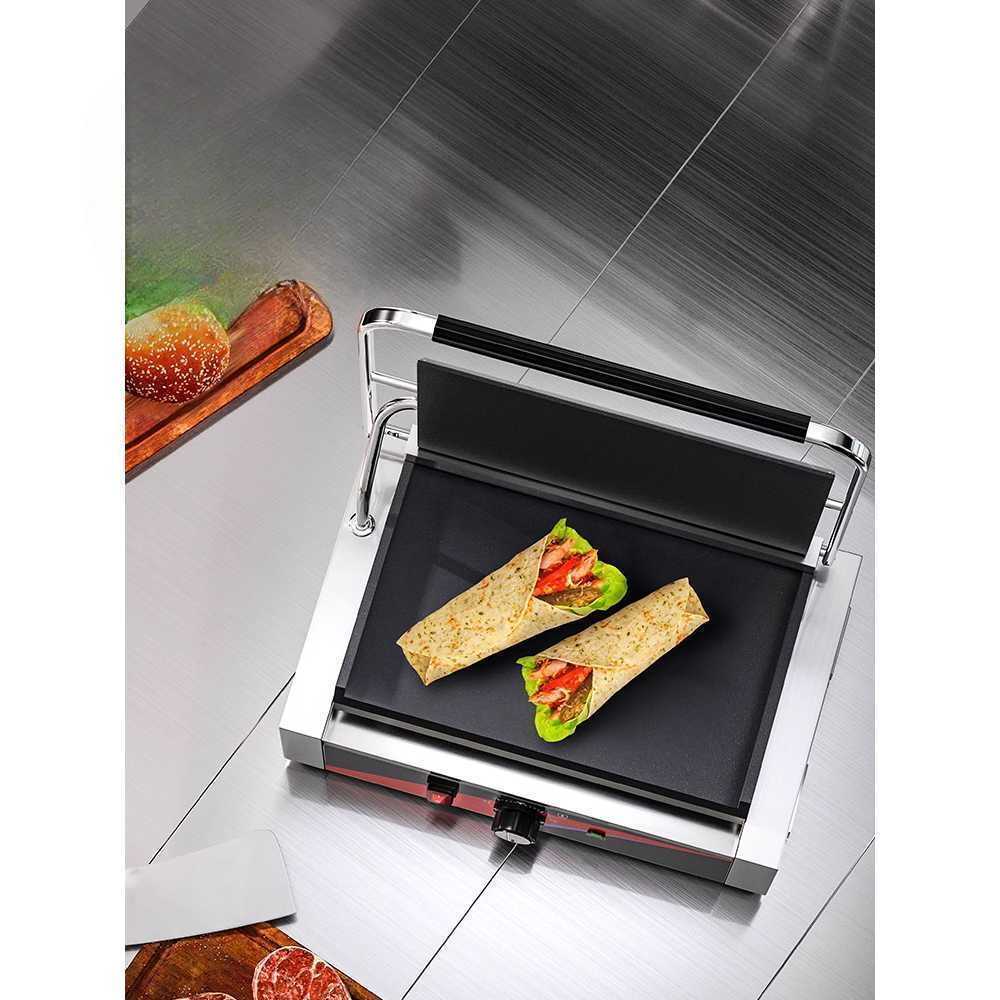 업소용 파니니 그릴 전기 프레스 샌드위치 누룽지 811A(상하단 줄무늬) - 상세 이미지 2