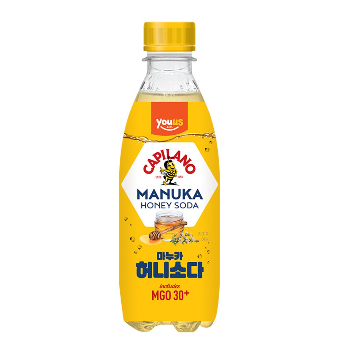 카필라노 마누카 꿀 허니 소다 탄산음료 1+1 이벤트 350ml, 12개