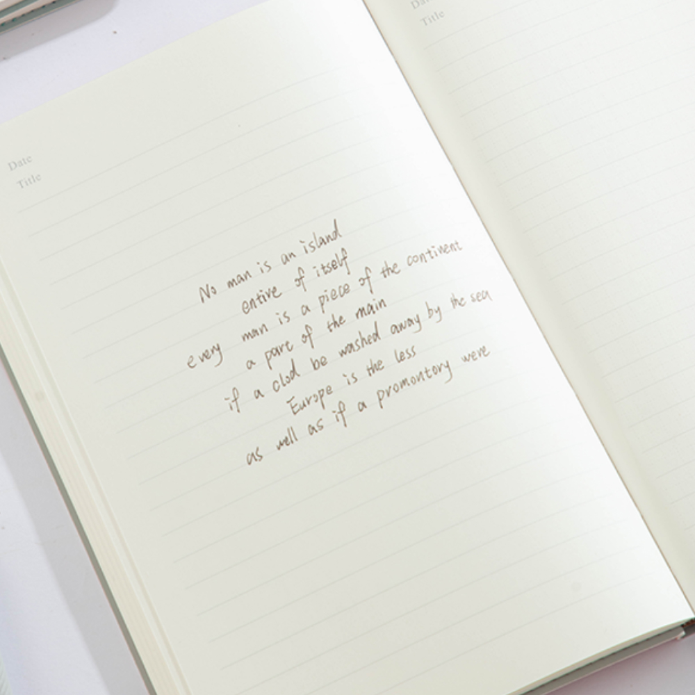 누사인 가죽 다이어리 고급 노트 직장인 데일리 수첩 A5 - 상세 이미지 2