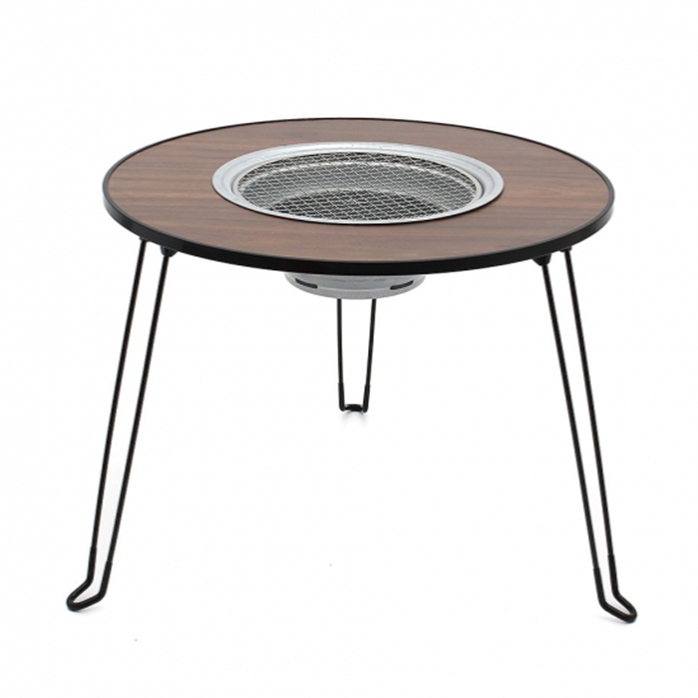 원형 화로테이블 캠핑 바비큐 분리형 숯통 화로대 식탁