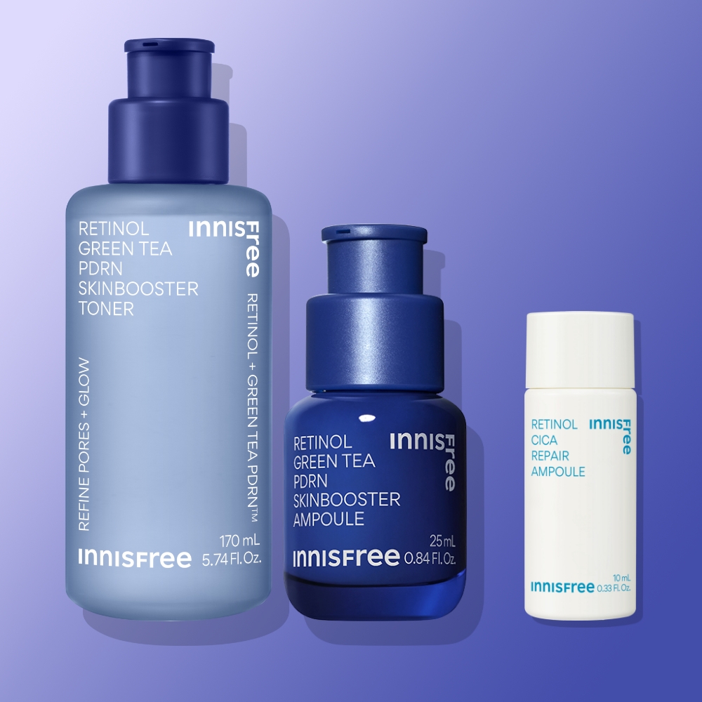 이니스프리 2종 세트 레티놀 PDRN 앰플 25ml + 레티놀 PDRN 토너 170ml - 메인 이미지