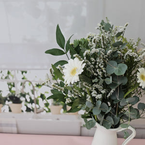 유스풀몰 녹차라떼 한다발 그리너리 꽃 생화 택배 꽃배달 싼곳 솔직 후기 | 실사용자 리뷰 분석 - 상품 이미지 3