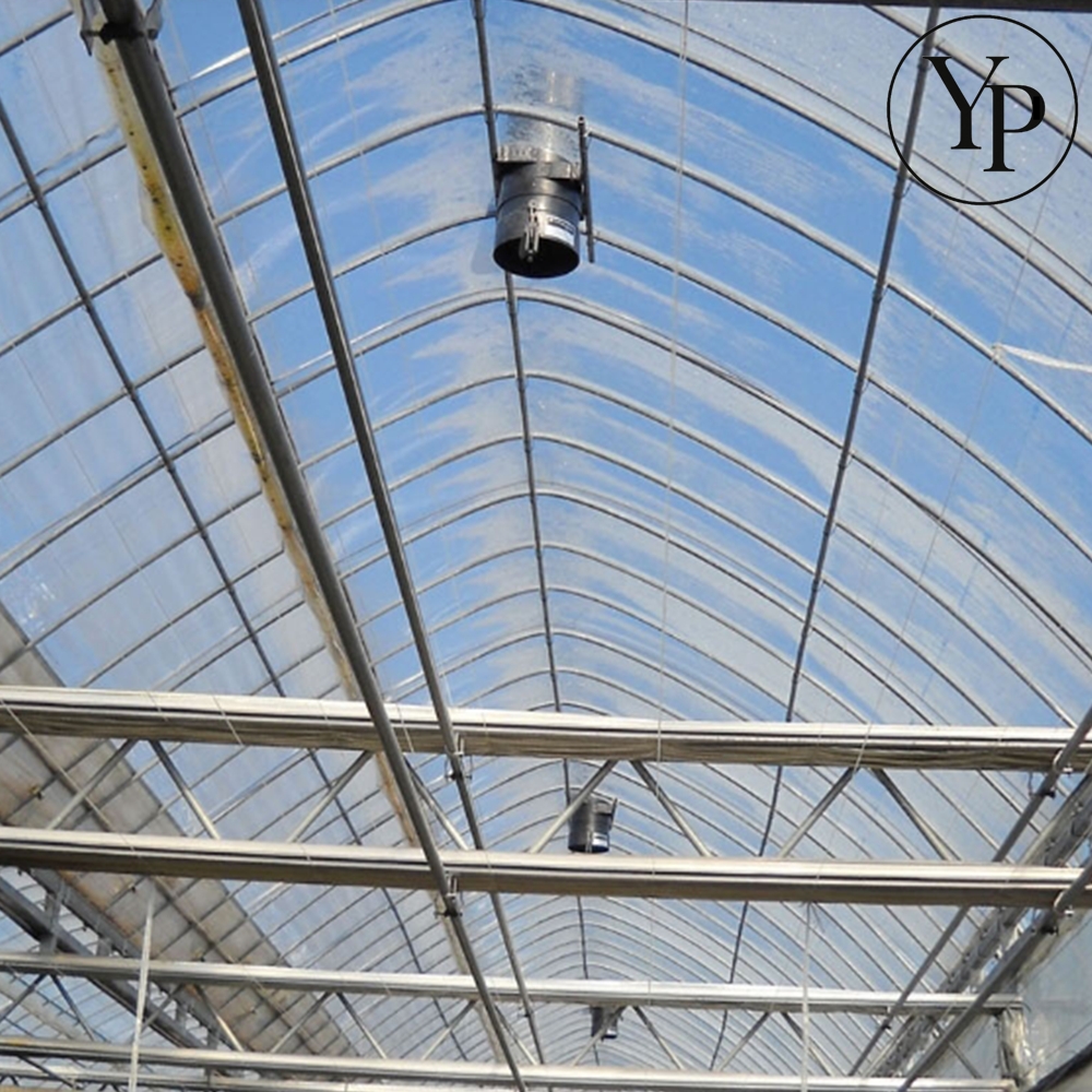 비닐하우스 무전력 자동 온도 조절형 환풍기 창문형 설치용 저소음 베기팬