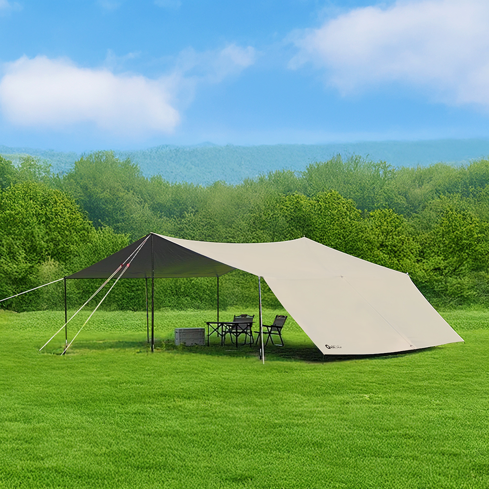 로티캠프 타프 렉타 캠핑 대형 그늘막 실버코팅 VTM-550 특대형