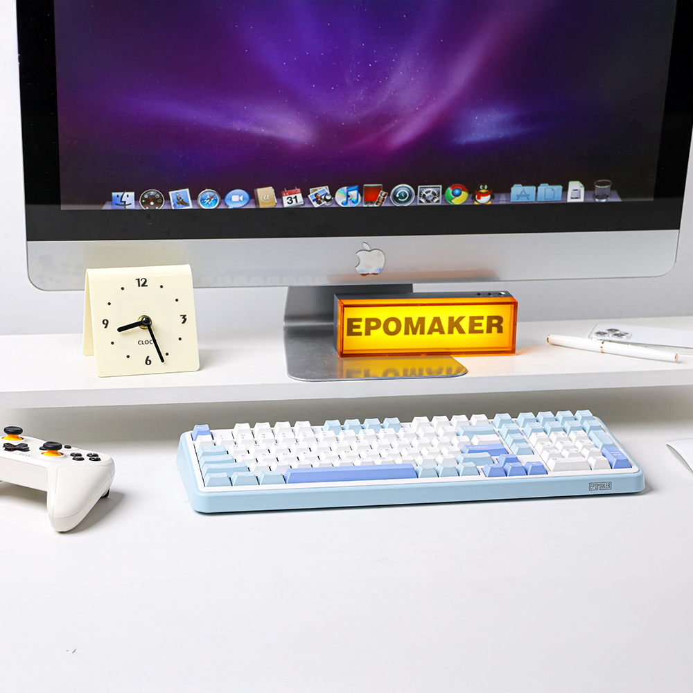 EPOMAKER 에포메이커 TH99 유무선 기계식 키보드 3모드 핫스왑 정식수입 AS가능 화이트 블루 - 상세 이미지 3