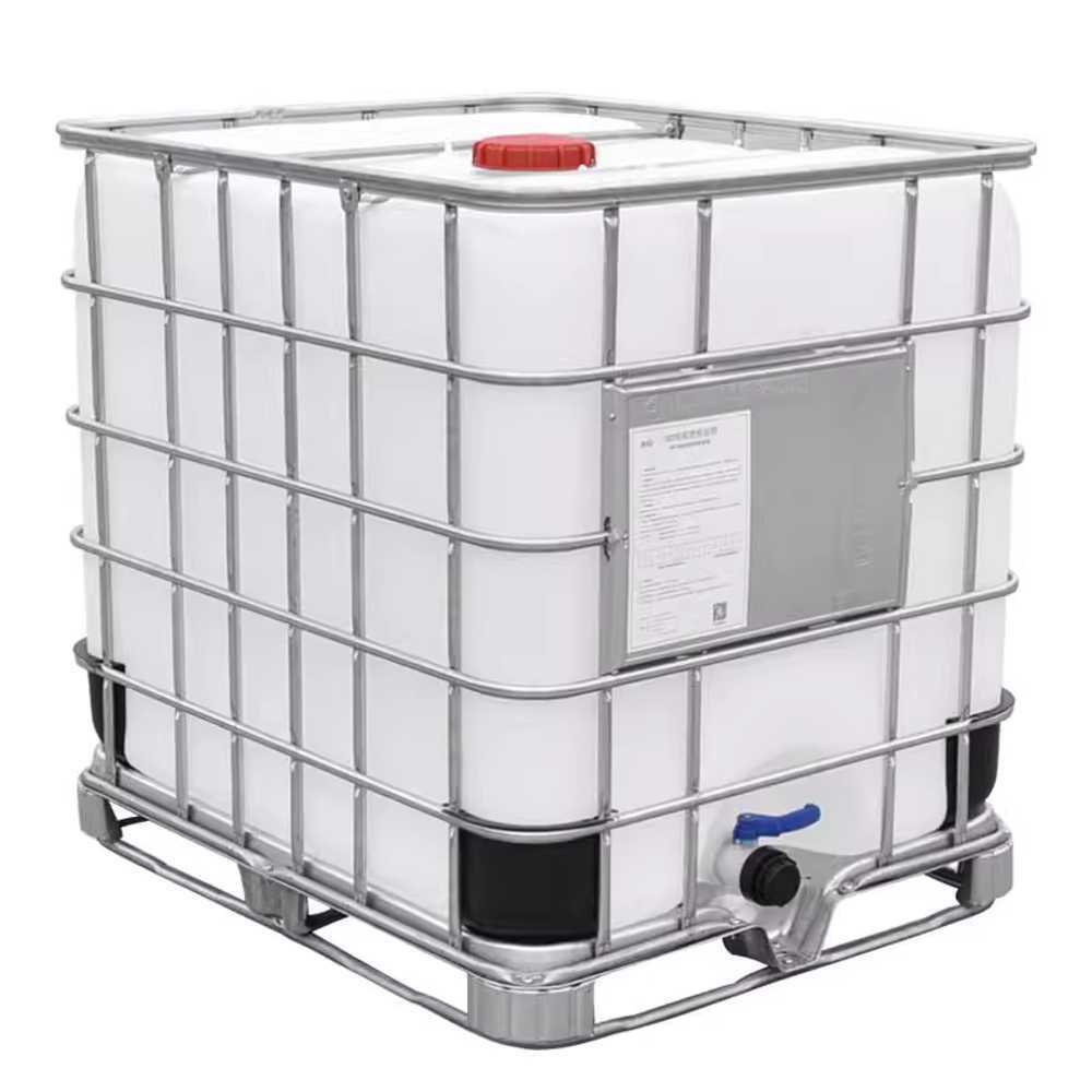 IBC 탱크 이동기 고강도 프레임 적재 장비 물탱크 1000L 화이트 (밸브X) - 상품 이미지