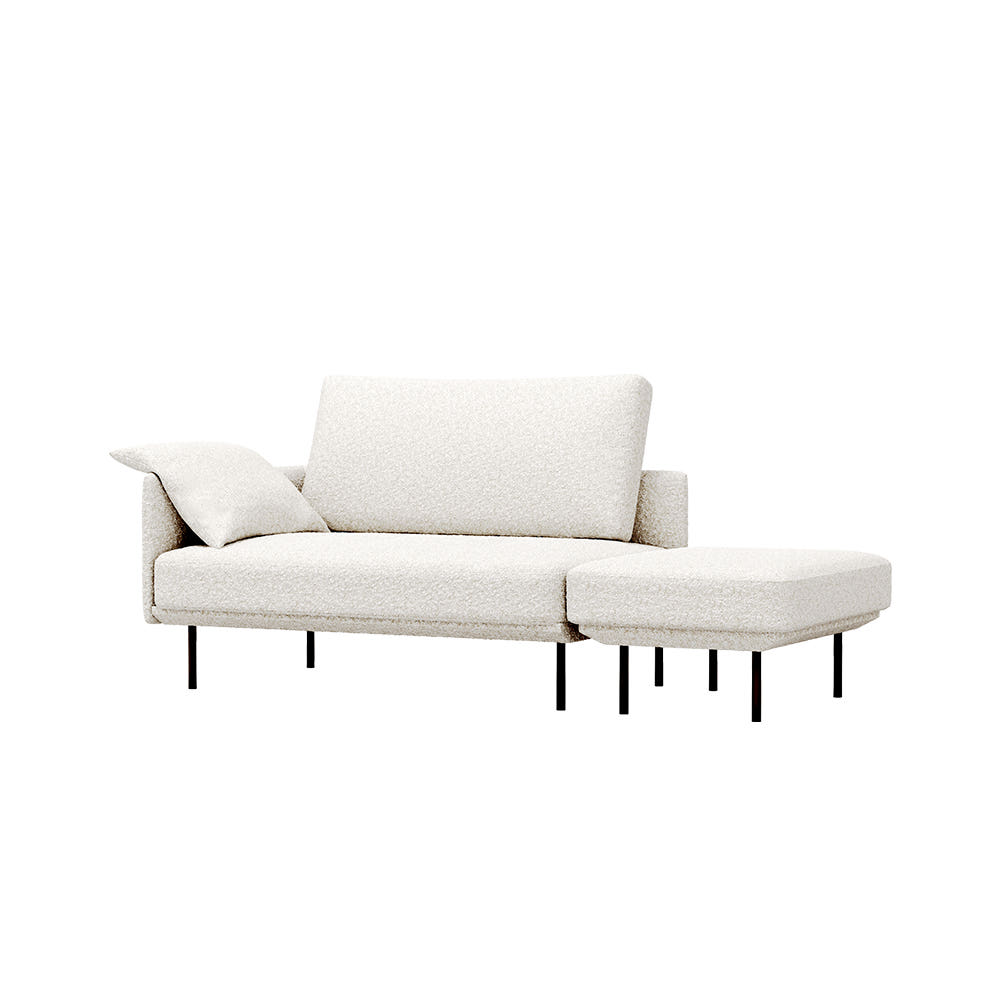 알로소 바드 2인소파 패브릭소파 (싱글베드, 노르딕패브릭)