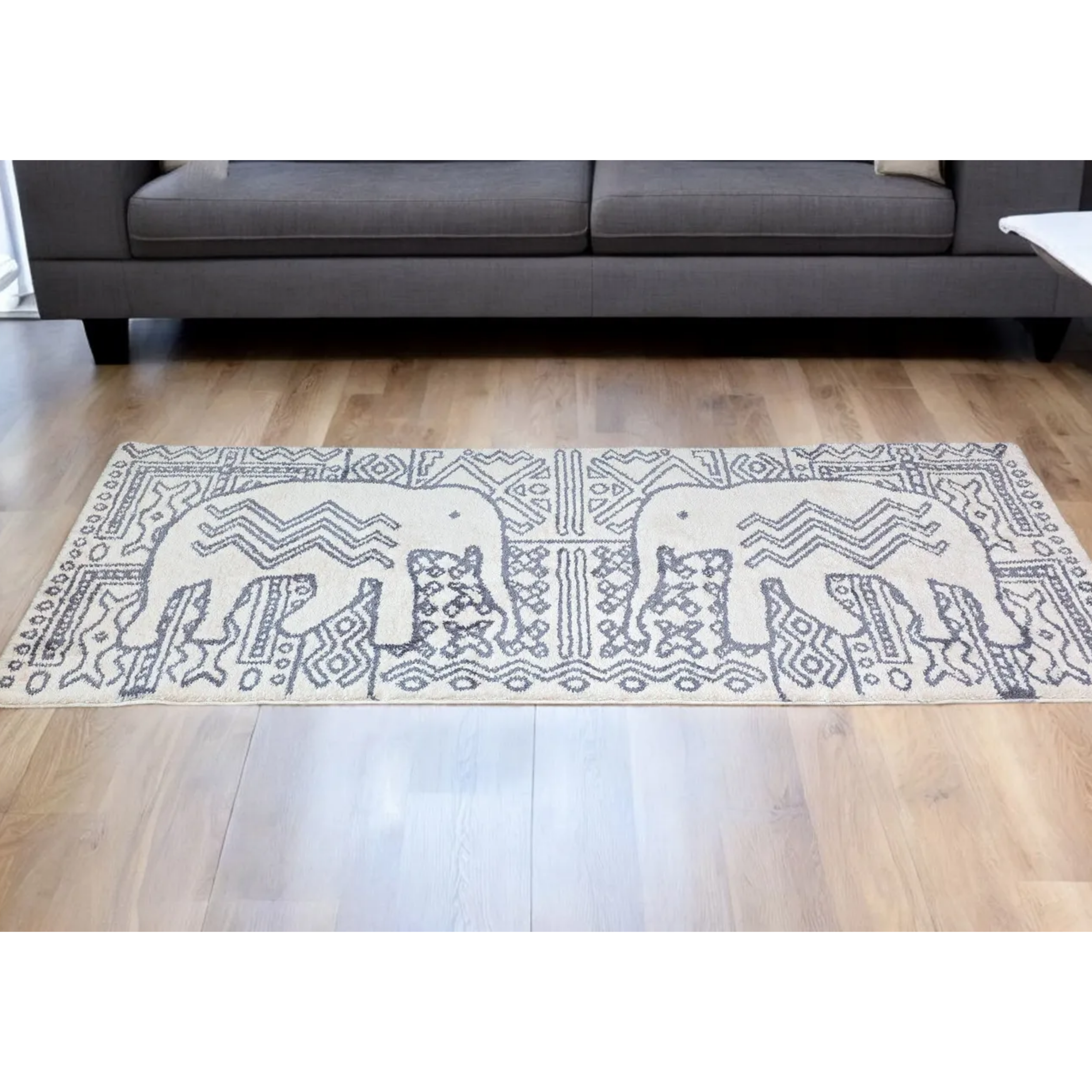 홈집합 주방 욕실 발매트 현관 매트 러그 크림화이트, 70x180cm - 상품 이미지