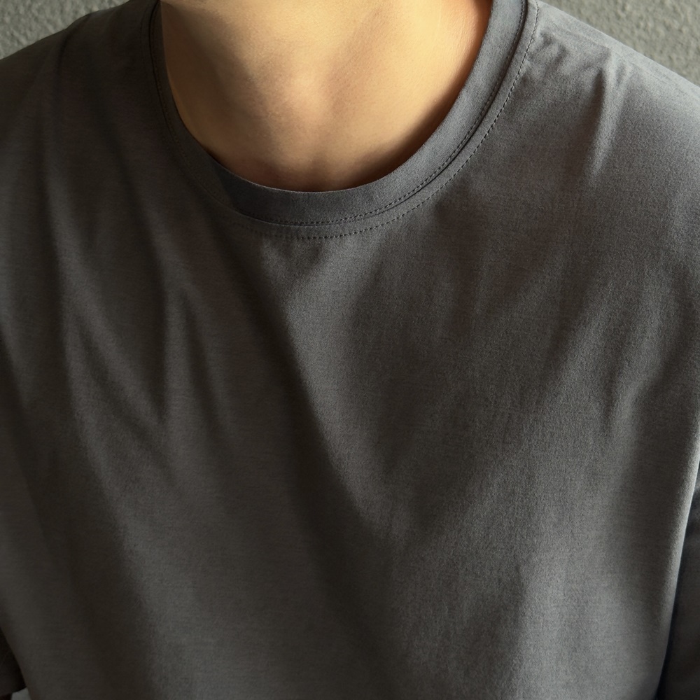 쿨링반팔티 남자흰티 남자오버핏반팔 - 상세 이미지 5