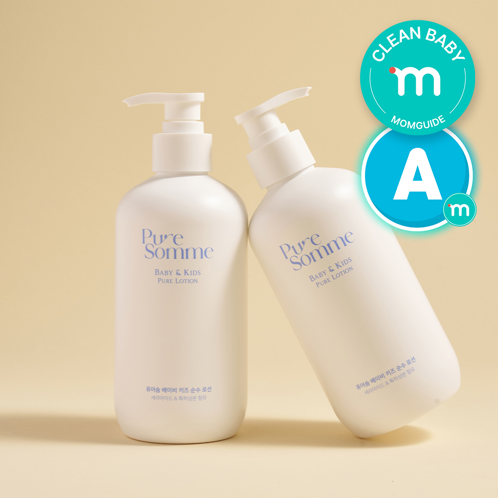 퓨어솜 환절기 아토케어 특허 아기 신생아 순한 약산성 로션 360ml, 2개