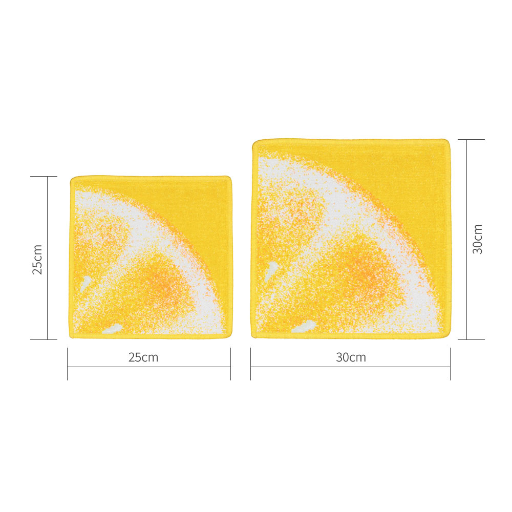 훼이라 프루츠 뷰티 페이스타월 오렌지 25x25cm 독일직수입 프리미엄 손수건 선물 - 상세 이미지 2