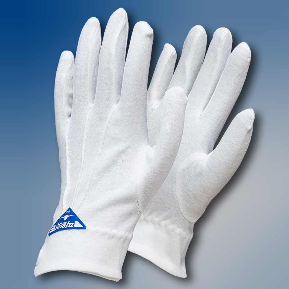 쌍마장갑 파일럿 예식장갑 10개입 27G(청색)