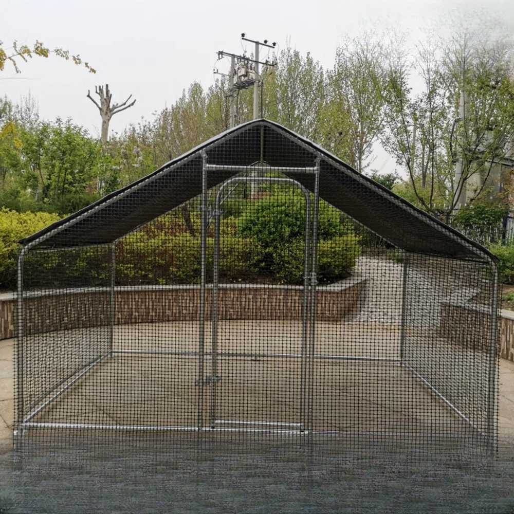 대형 철제 닭장 사육장 야외 케이지 양계장 방사형 1.5x2x2m 전면커버 - 상세 이미지 4