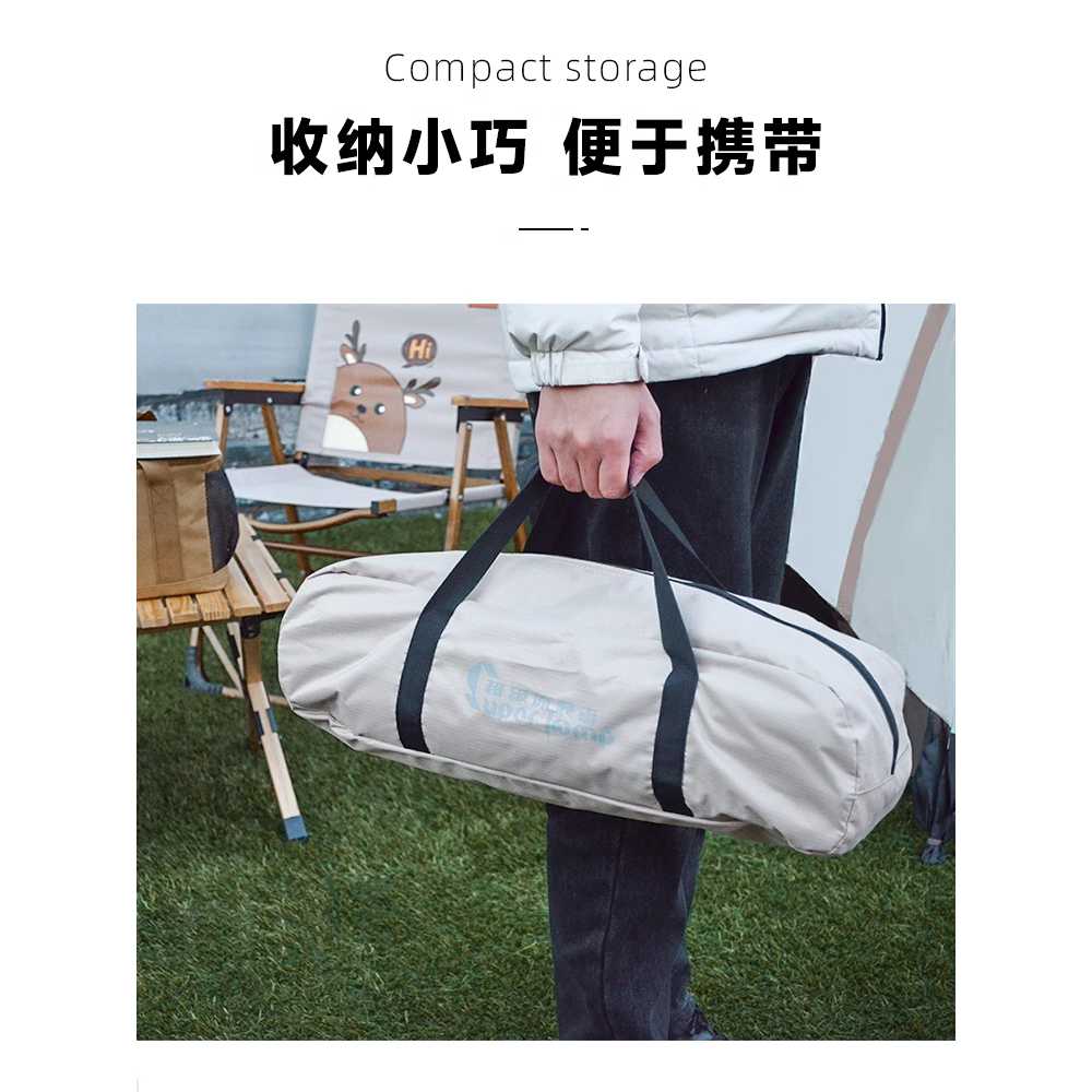 경량 야전침대 블랙 캠핑매트 야침 초경량 접이식 - 상세 이미지 5