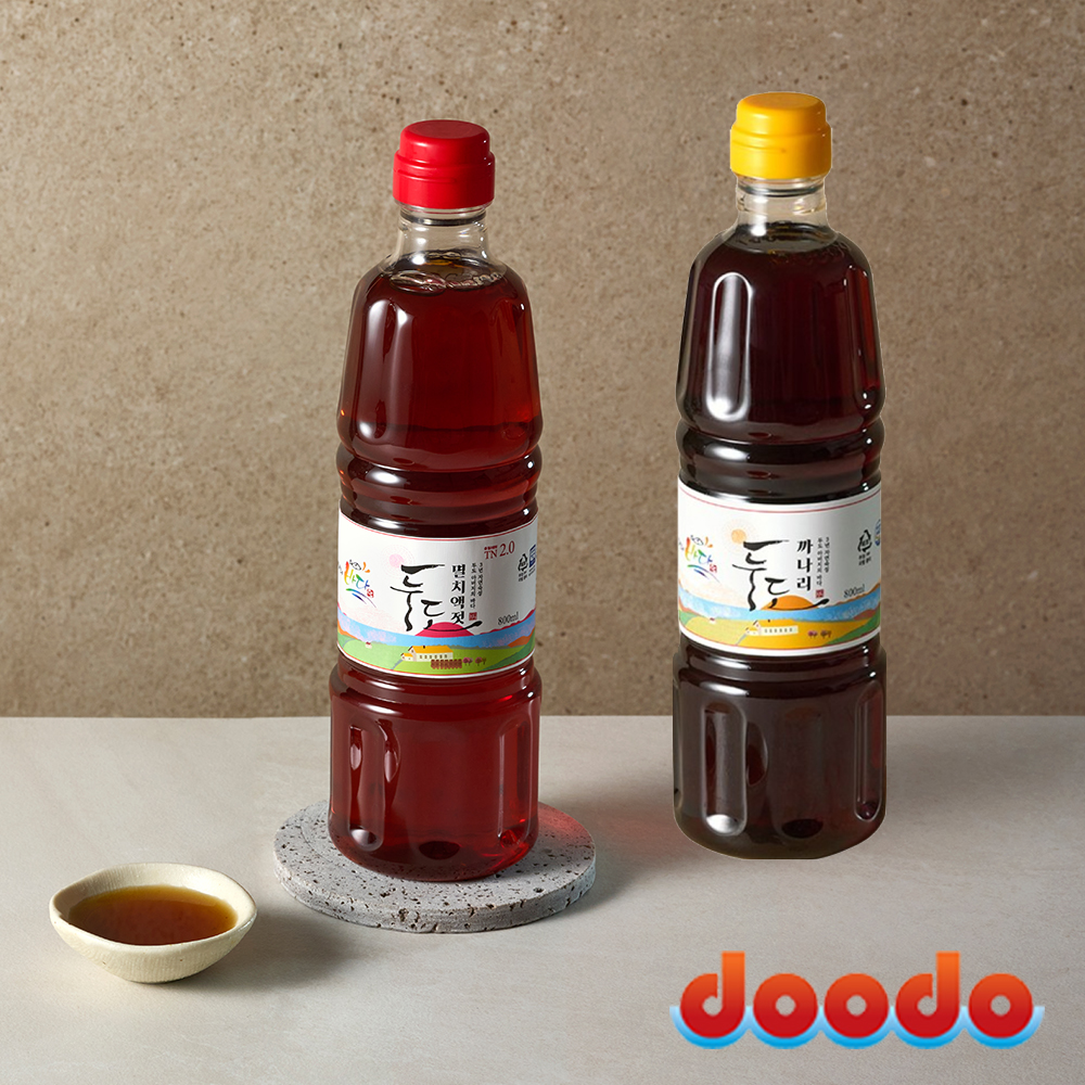 두도 멸치액젓 까나리액젓 3년숙성 프리미엄 원액 혼합2호B 세트 800ml, 2개 - 상품 이미지