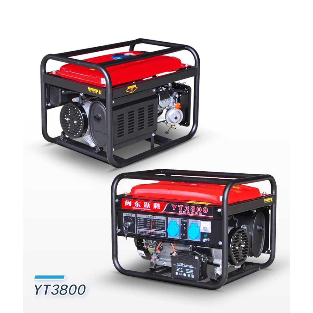 가솔린 발전기 트럭 시동 차량용 비상용 휴대용 차박 3500W 수동 가솔린 220V 이미지 7