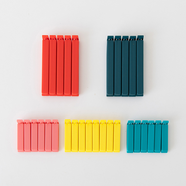 [74개번들] 콘티노 밀봉클립 30팩 멀티컬러 - 상품 이미지