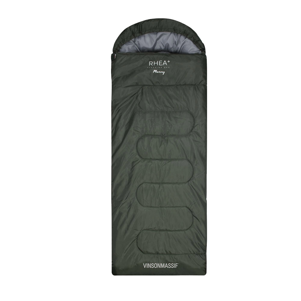 빈슨메시프 레아 플러스 침낭 사계절 백패킹 차박 경량 캠핑침낭 1200g, 카키