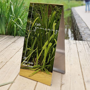 철제 입간판 배너 거치대 배너 제작 a형 입간판 소형 실버 미러 실사용 후기 | 효과 있을까? - 상품 이미지 3