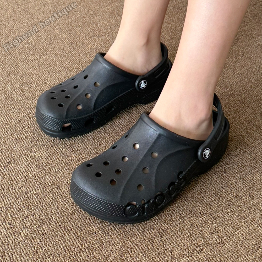 크록스 바야 밴드 클로그 클래식 크록 크럭스 샌들 블랙, 260