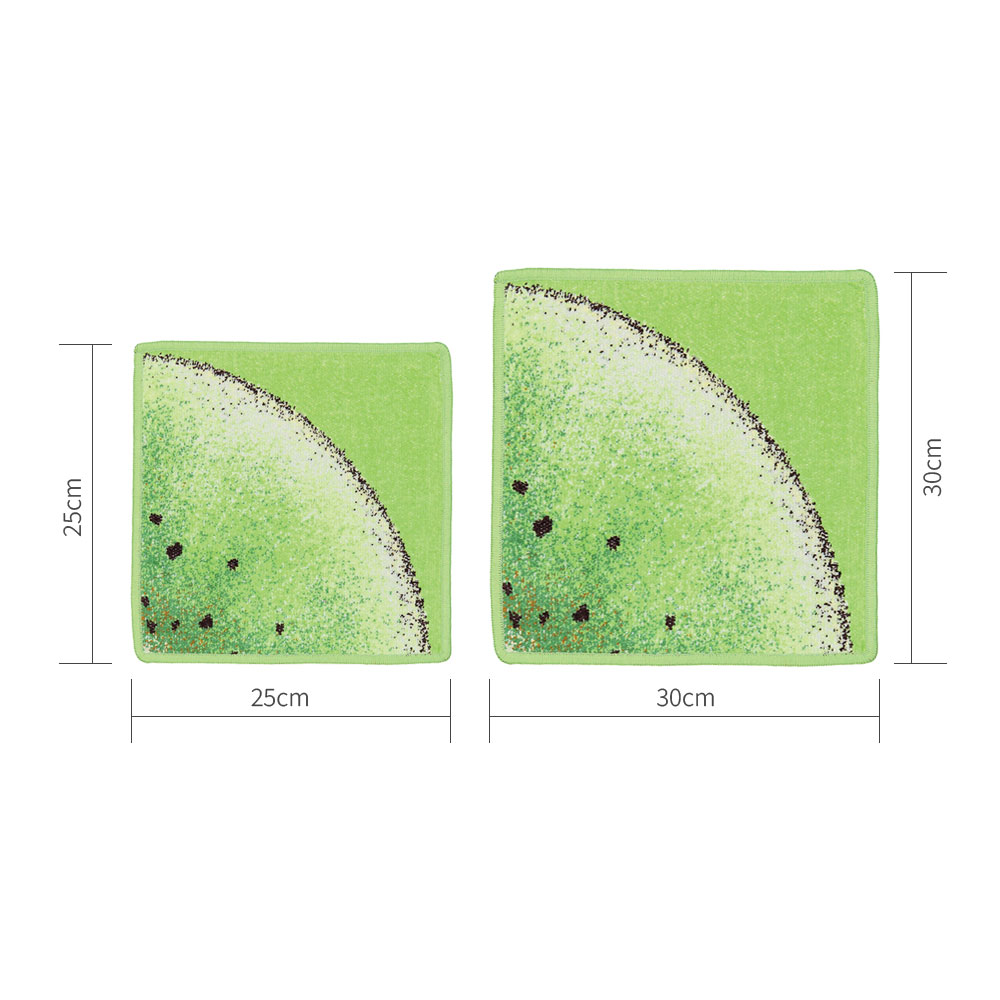 훼이라 프루츠 키위 페이스타월 30x30cm 독일직수입 부드럽고 먼지없는 프리미엄 손수건 - 상세 이미지 2