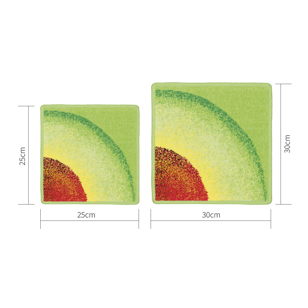 훼이라 프루츠 뷰티 페이스타월 아보카도 25x25cm 독일직수입 부드럽고 먼지없는 프리미엄 손수건 - 상세 이미지 2