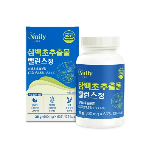 삼백초추출물 밸런스정 600mg x 60정 - 상품 이미지