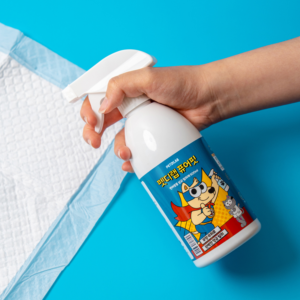 펫디랩 퓨어핏 500ml 2개 강아지 고양이 탈취제 스프레이형 이미지 8