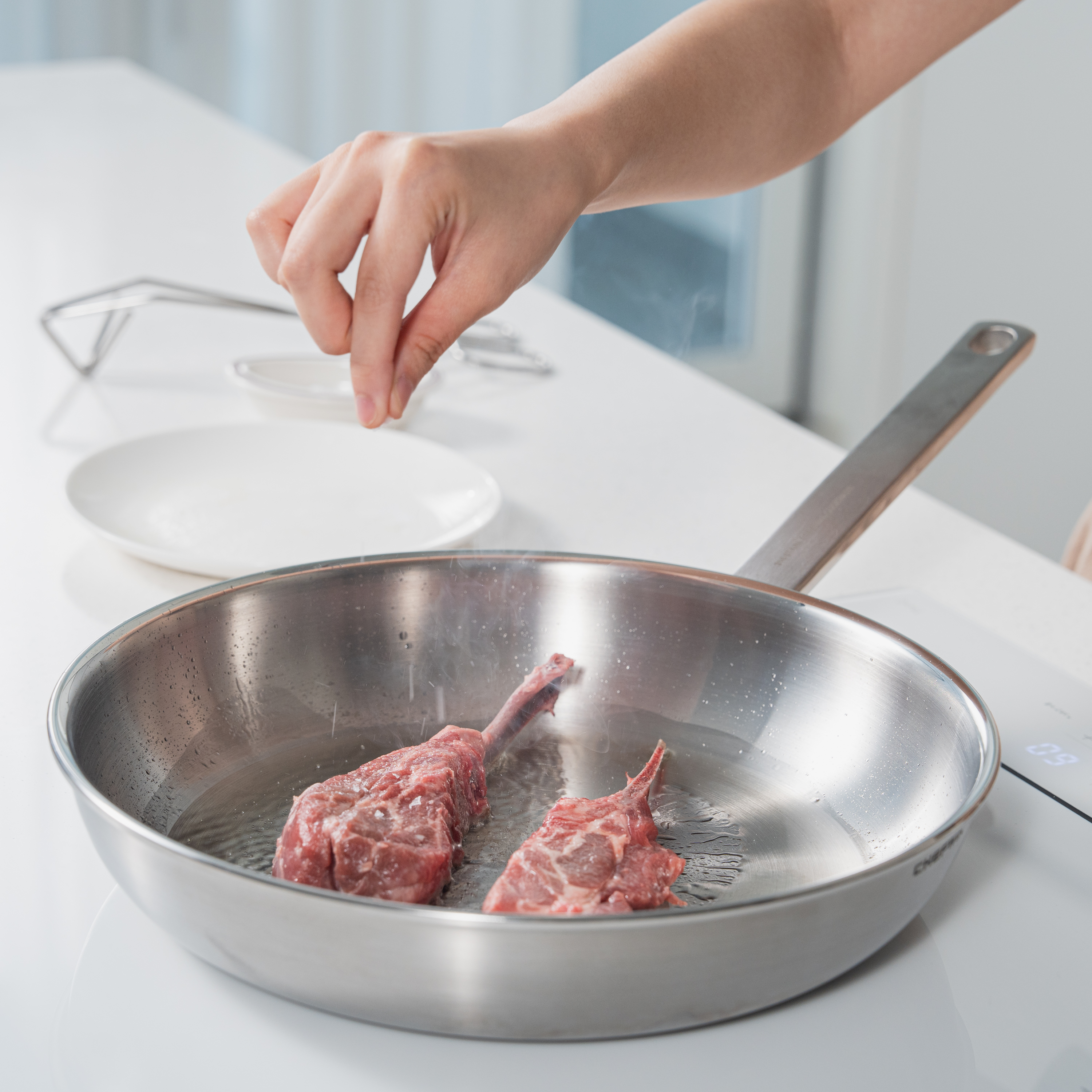 쉐프윈 316 통5중 스텐 28cm 후라이팬