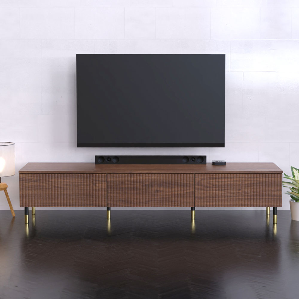 소유 템바보드 낮은 거실장 수납장 티비다이 tv대 1800