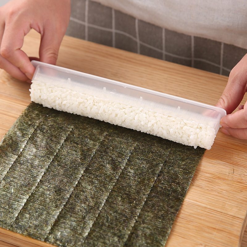 꼬마김밥틀 어린이김밥틀 6칸 도시락 쉽게만드는 사각 재료세트 어른용 네모 싸는 말이 소풍 - 상세 이미지 3