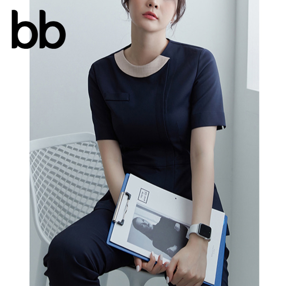 뷰티샵유니폼 피부샵 에스테틱 근무복 병원 세트 관리사 관리사가운 호텔 직원복 상하세트 S - 상품 이미지
