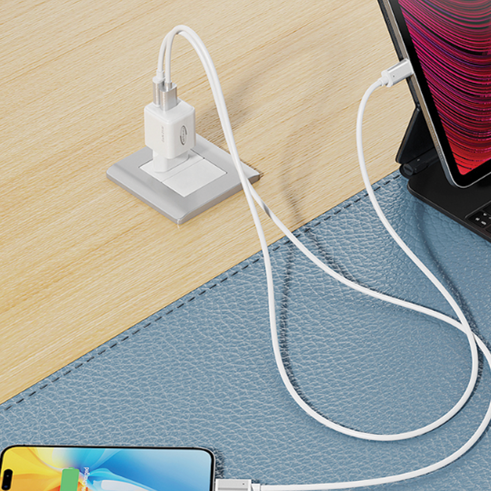 강원전자 넷메이트 USB PD GaN C타입 초고속 멀티 충전기 25W