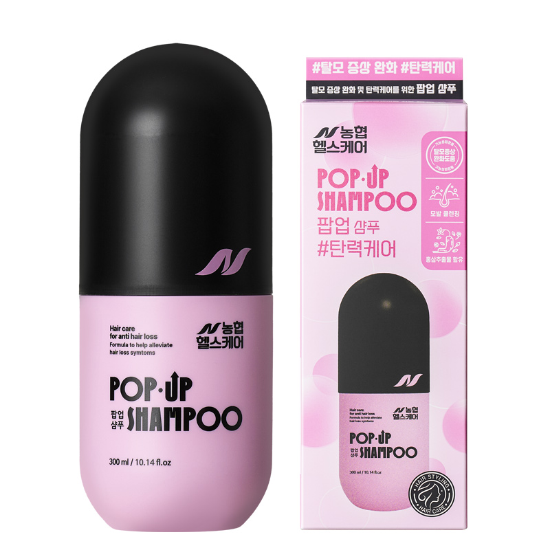 팝업 탈모샴푸 두피 볼륨업 약산성 300ml - 상세 이미지 2