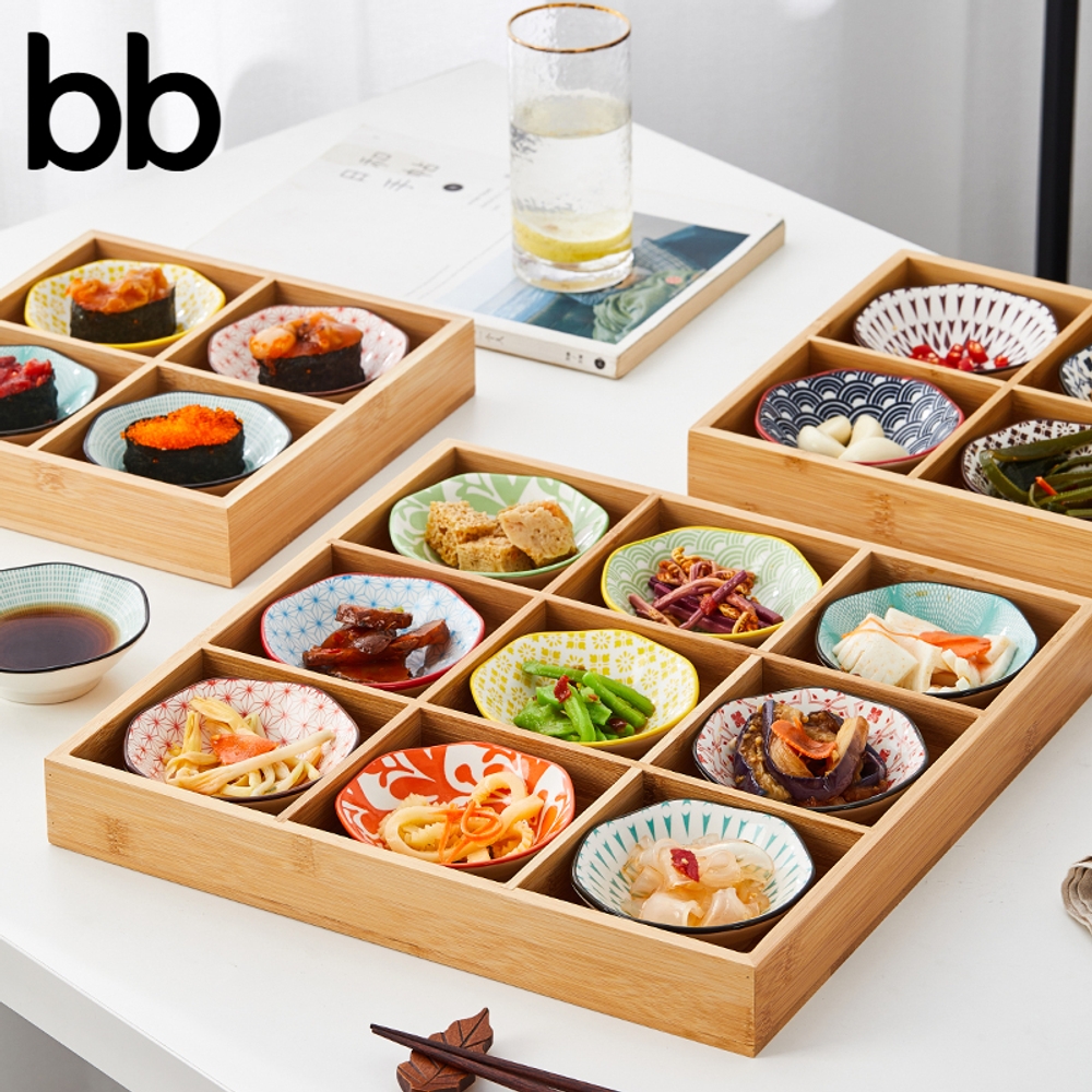 일식나무그릇 고바찌 반찬접시 트레이 일본 플레이트 드라이아이스 보트 대형 세트 우드 9-A - 상세 이미지 2