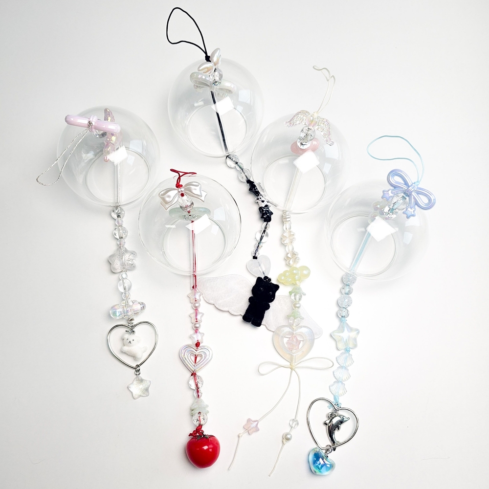 키치 후우링 유리 풍경 만들기 DIY키트 재료 리꾸리꾸