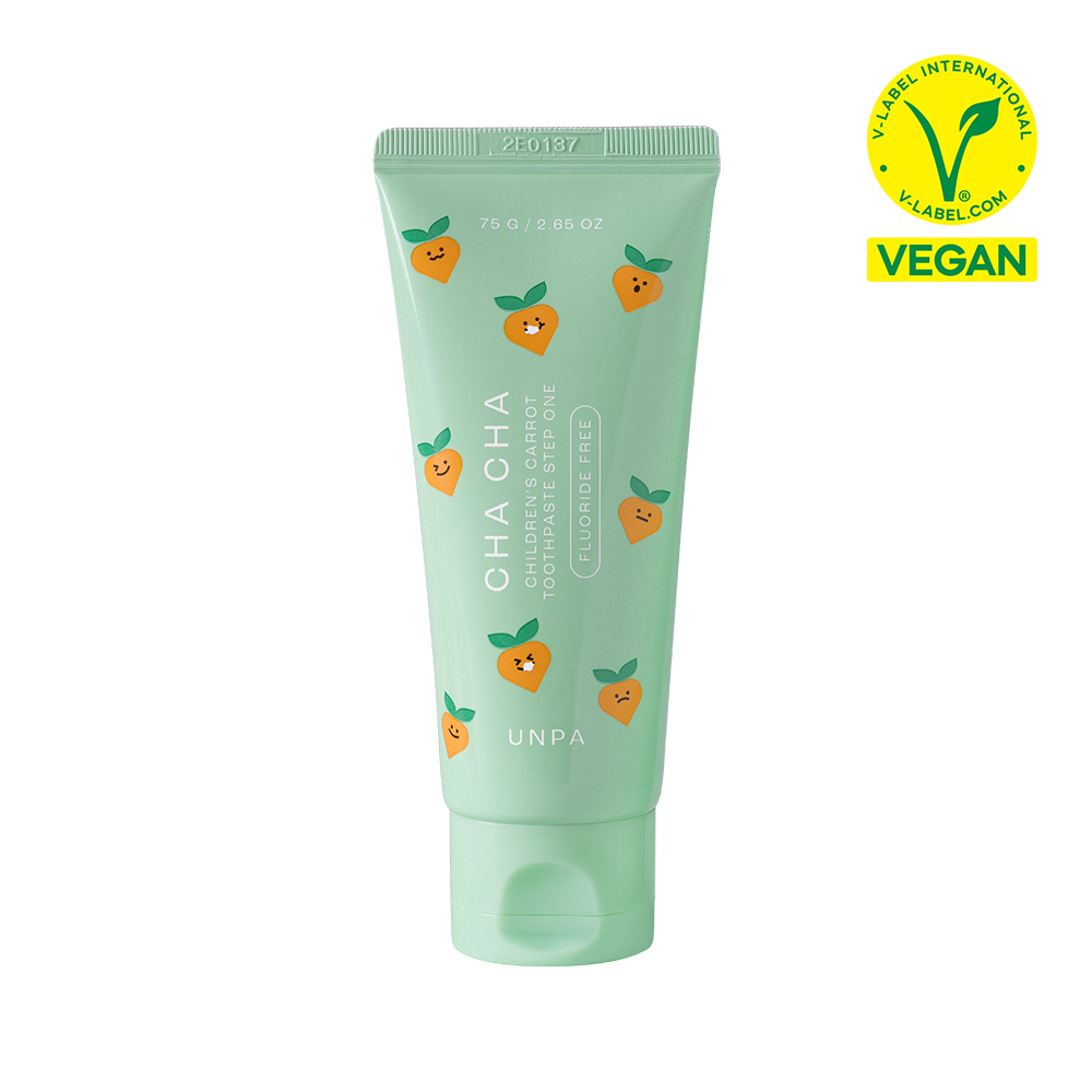 제주 유기농 당근 언파 차차 어린이 캐롯 비건 치약 무불소 오렌지향, 75g, 1개 - 상세 이미지 2